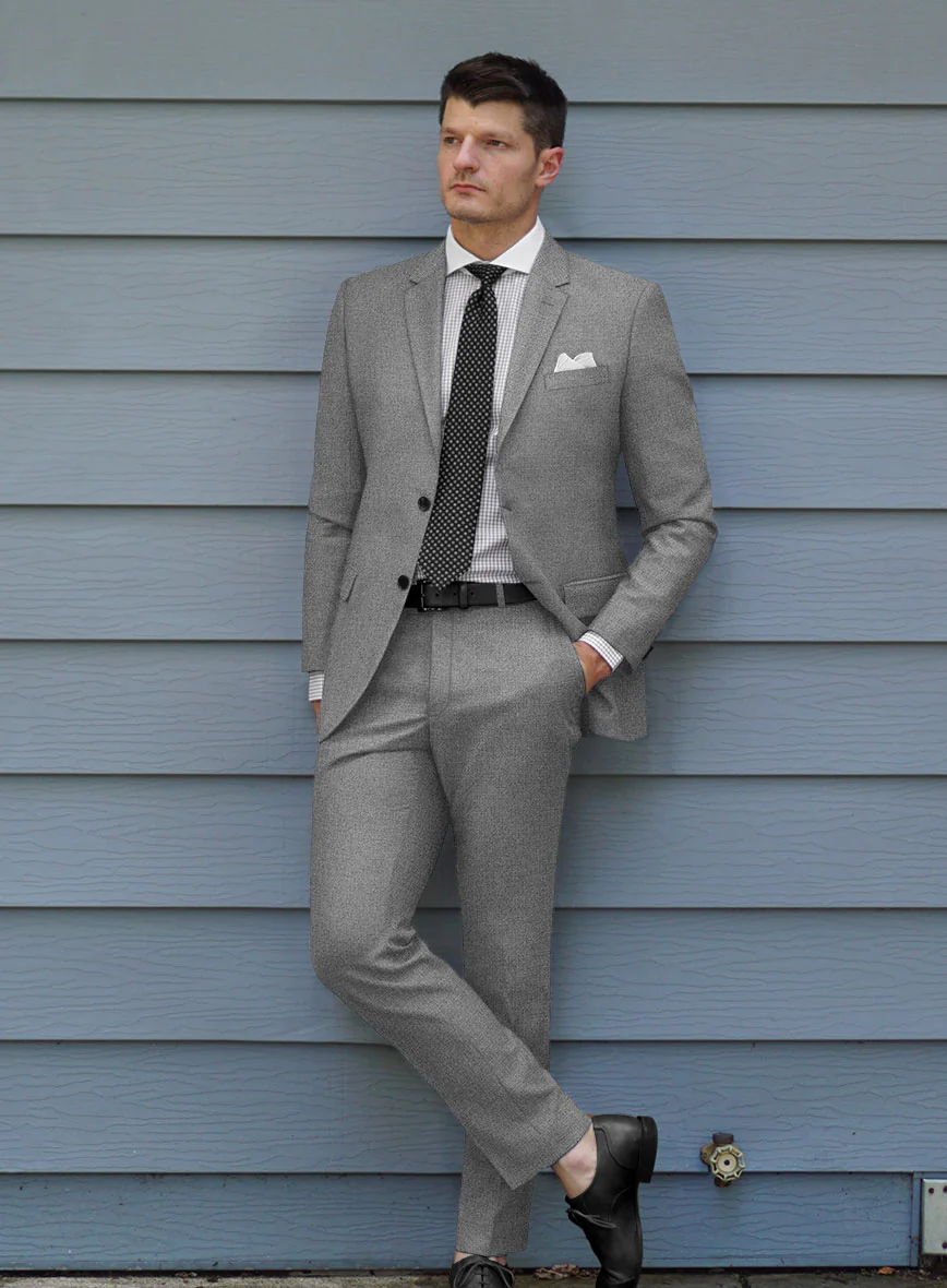 Scabal Lissar Light Gray Wool Suit - Image 2