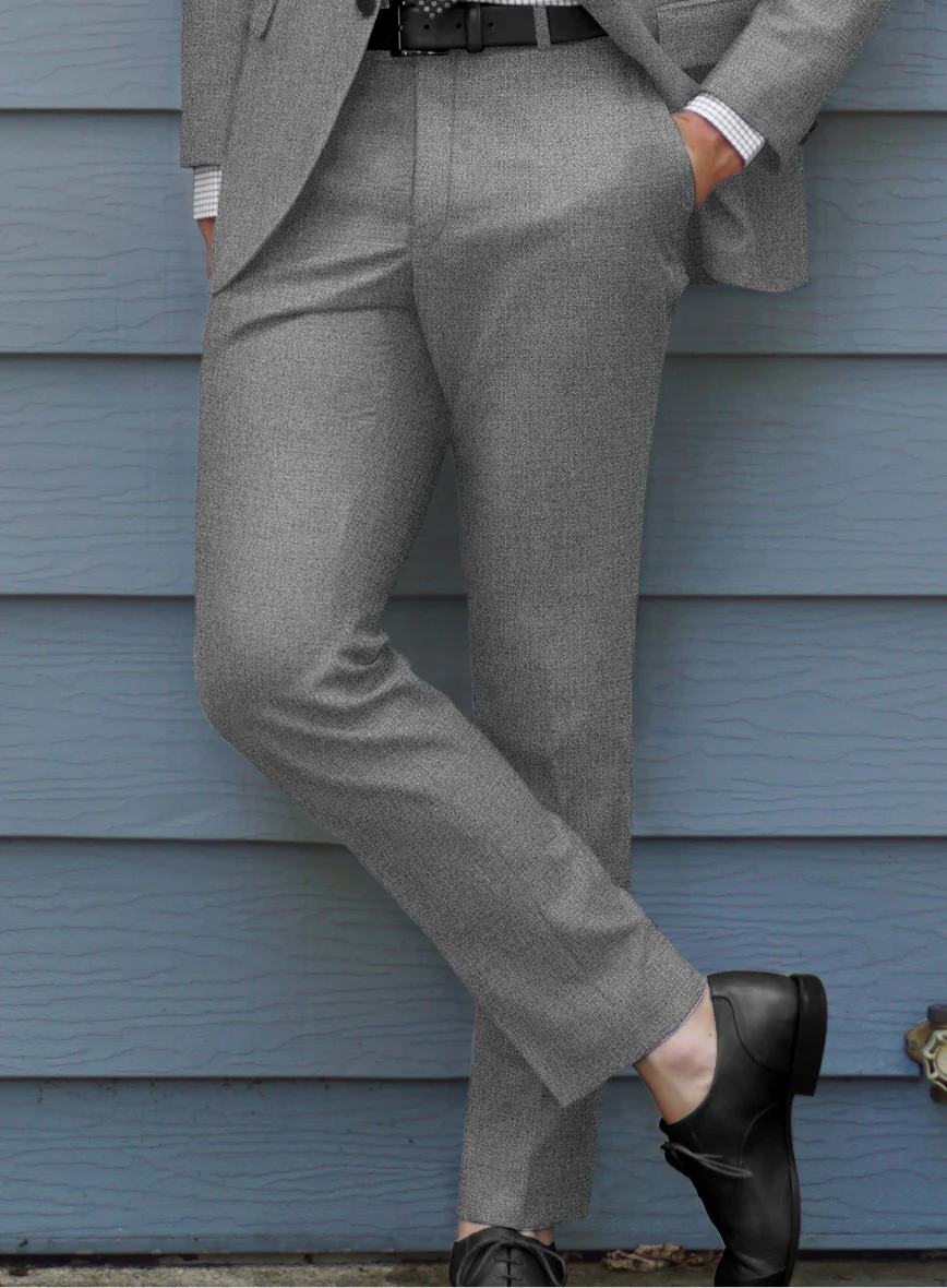 Scabal Lissar Light Gray Wool Suit - Image 5