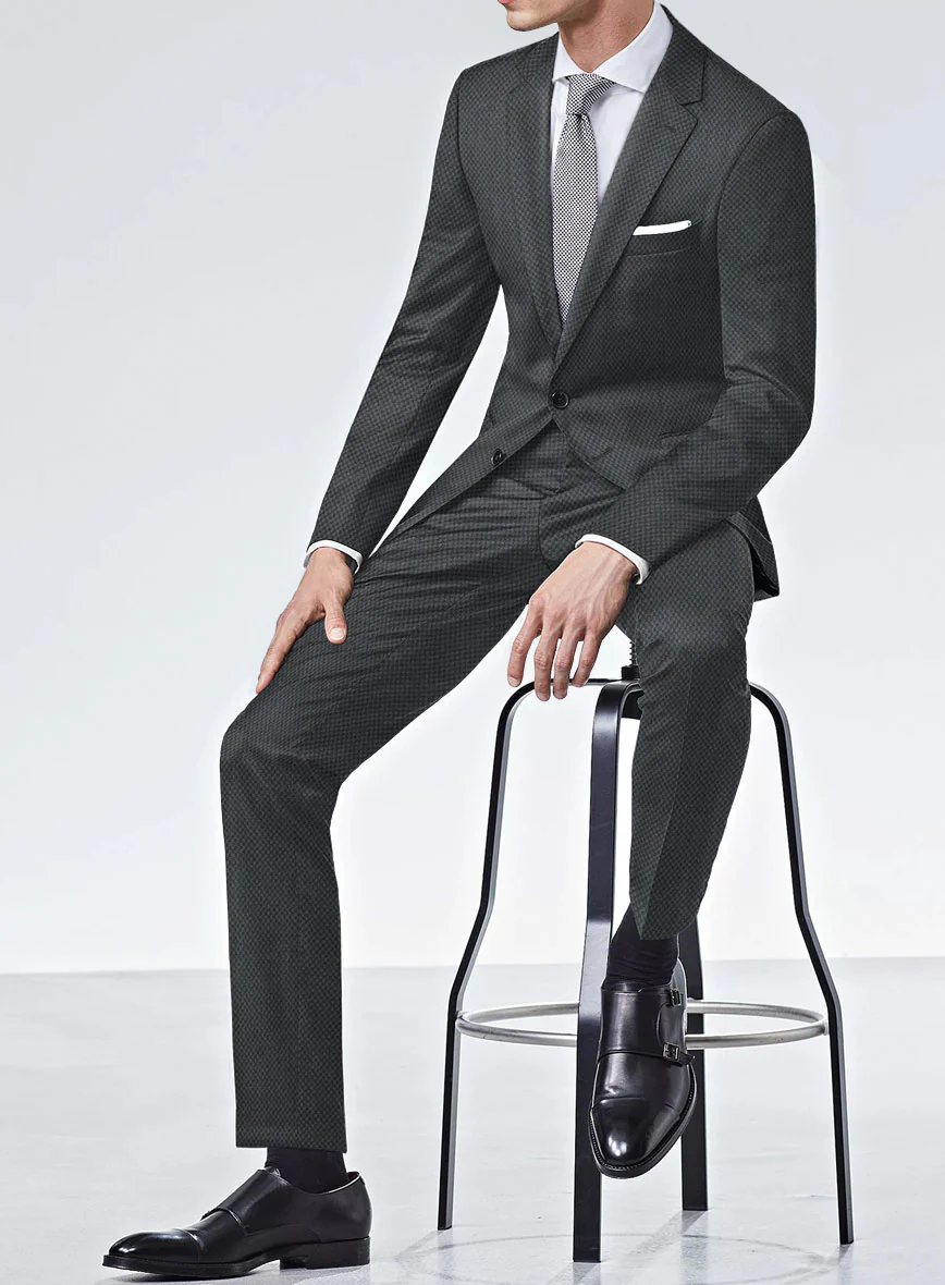 Scabal Londoner Abran Gray Wool Suit - Image 2