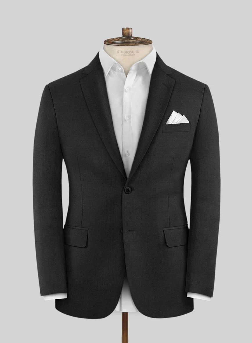 Scabal Londoner Black Wool Jacket