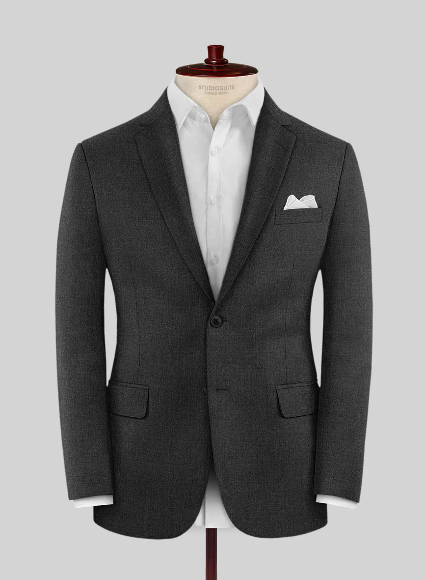 Scabal Londoner Charcoal Wool Suit - Image 3