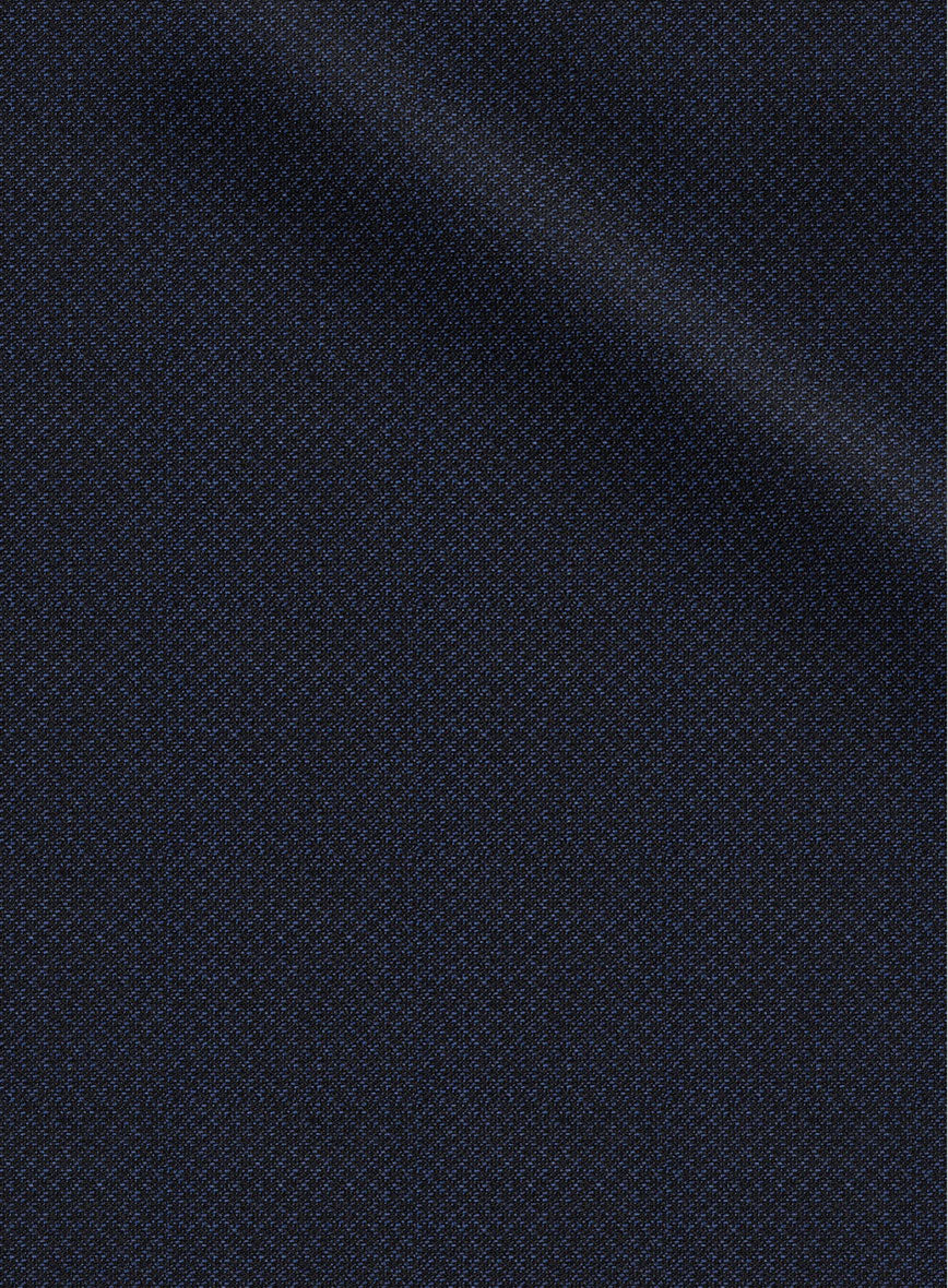 Scabal Londoner Oranti Blue Wool Pants - Image 4