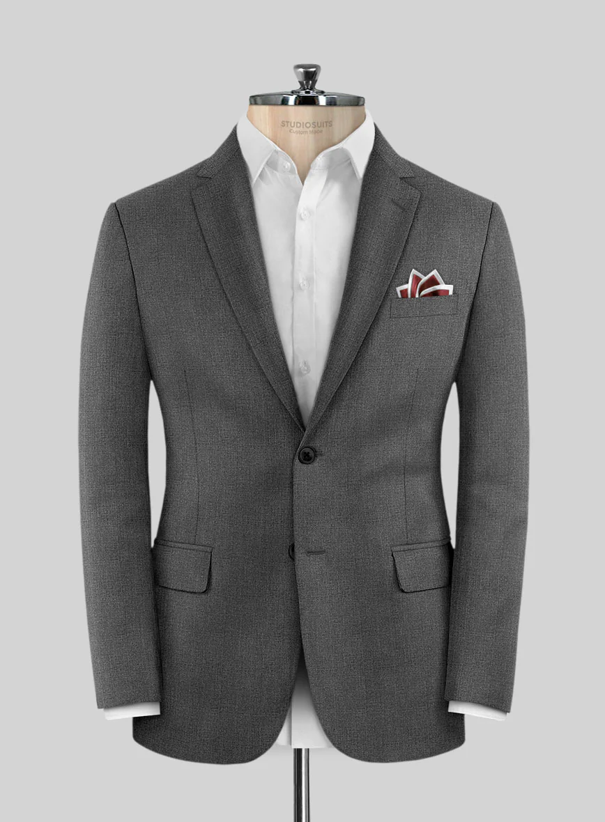 Scabal Manto Checks Gray Wool Jacket