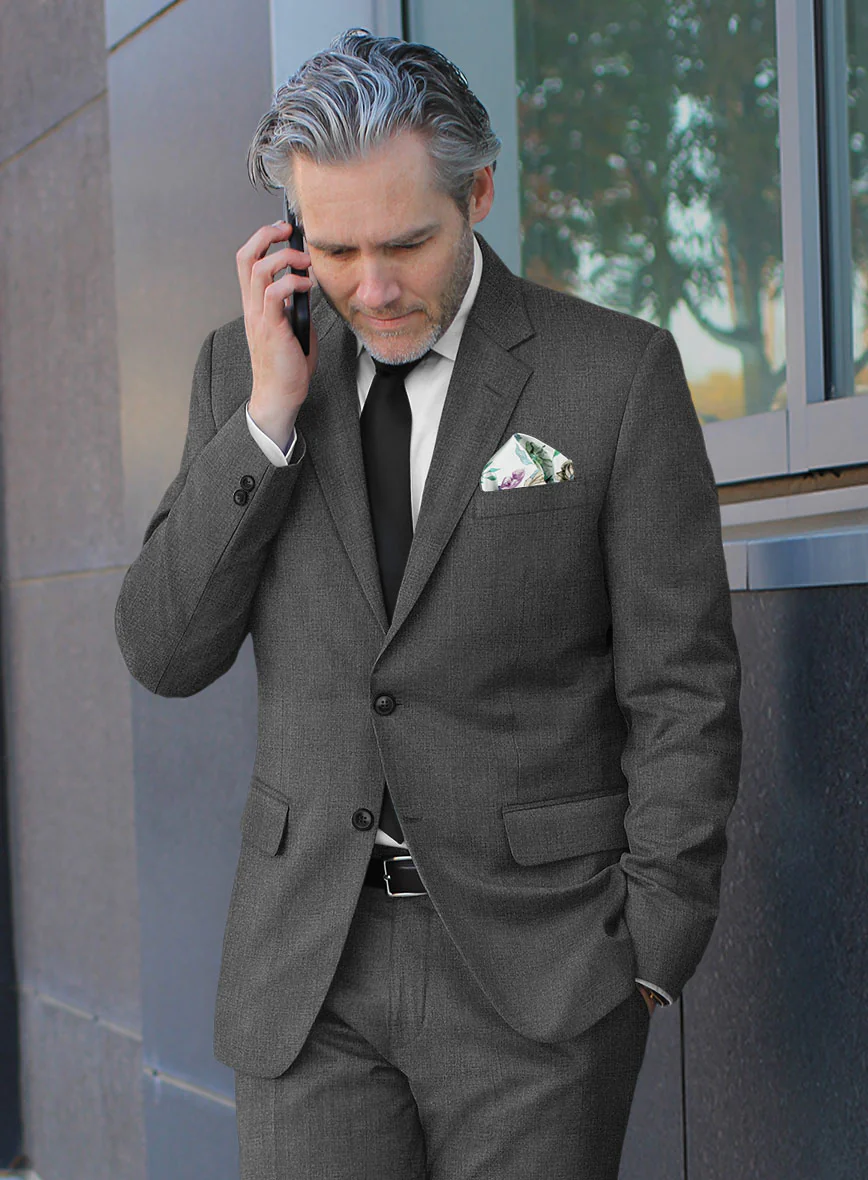 Scabal Manto Checks Gray Wool Jacket - Image 3