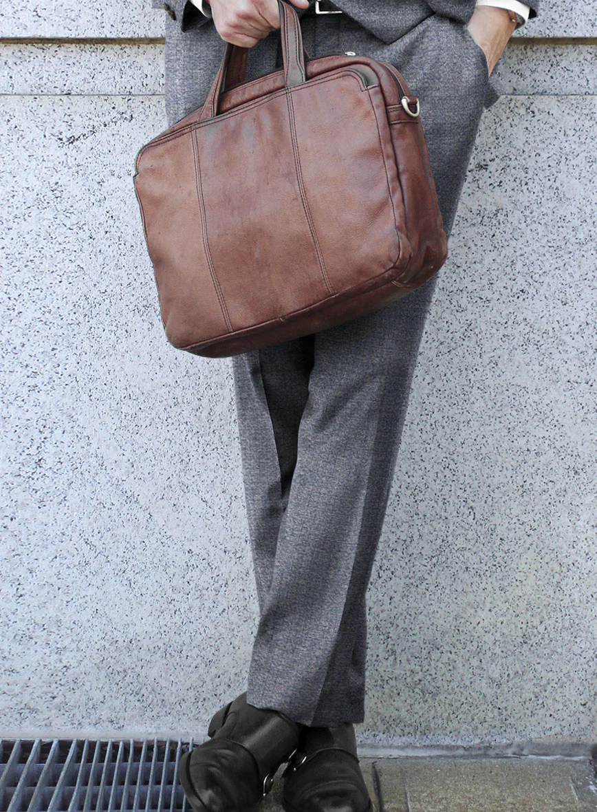 Scabal Misty Blue Wool Suit - Image 4