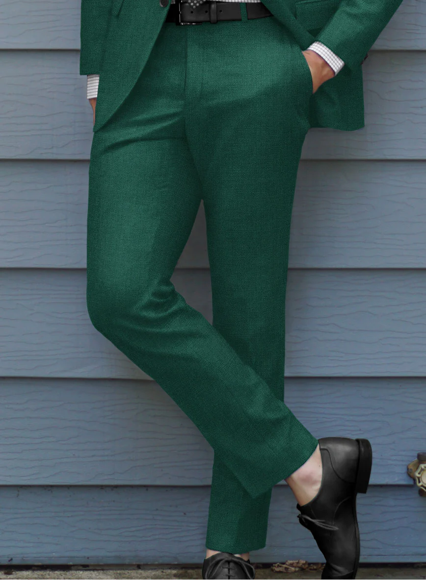 Scabal Oslo Green Wool Suit - Image 6