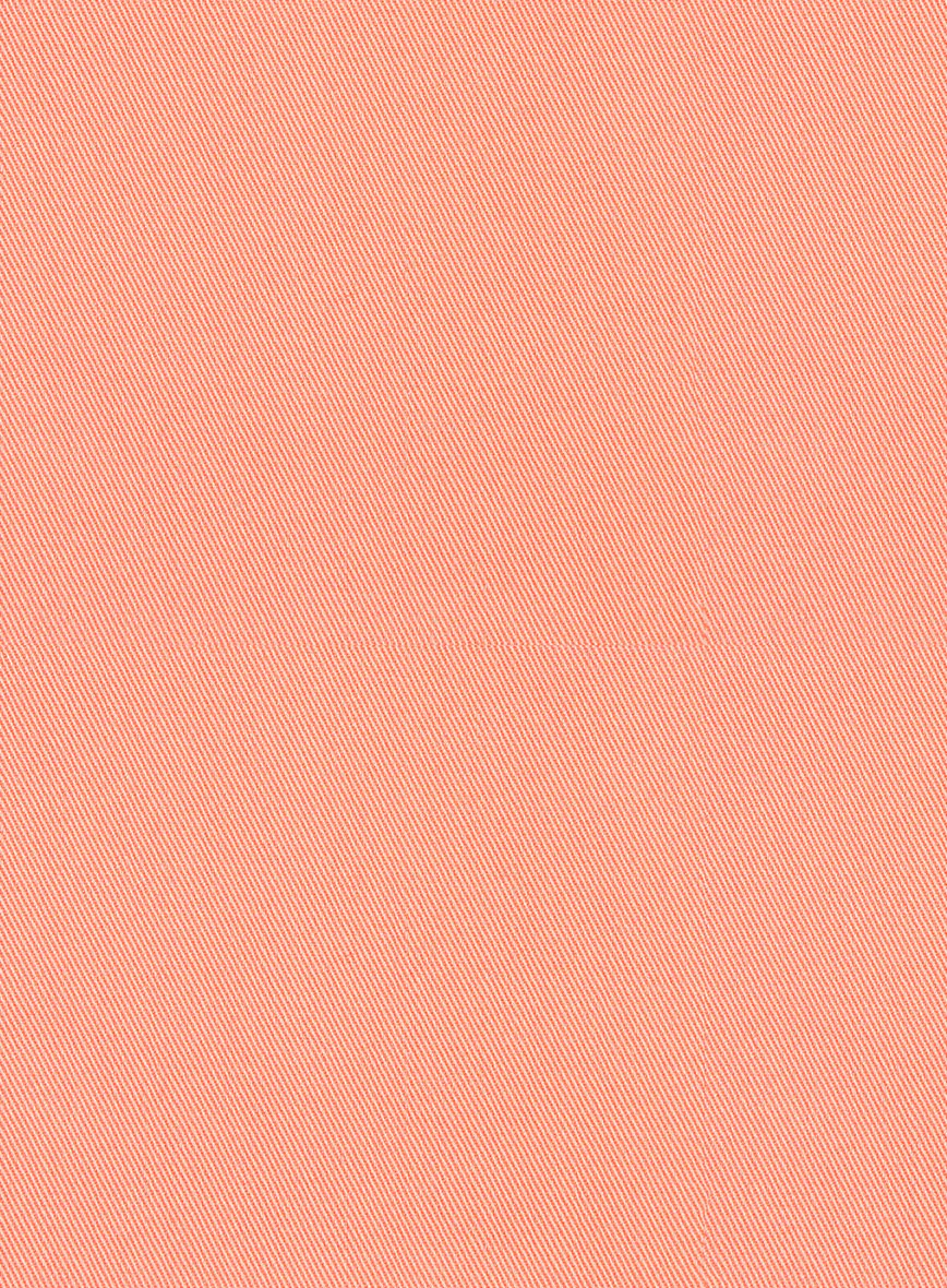 Scabal Peach Cotton Stretch Jacket - Image 2