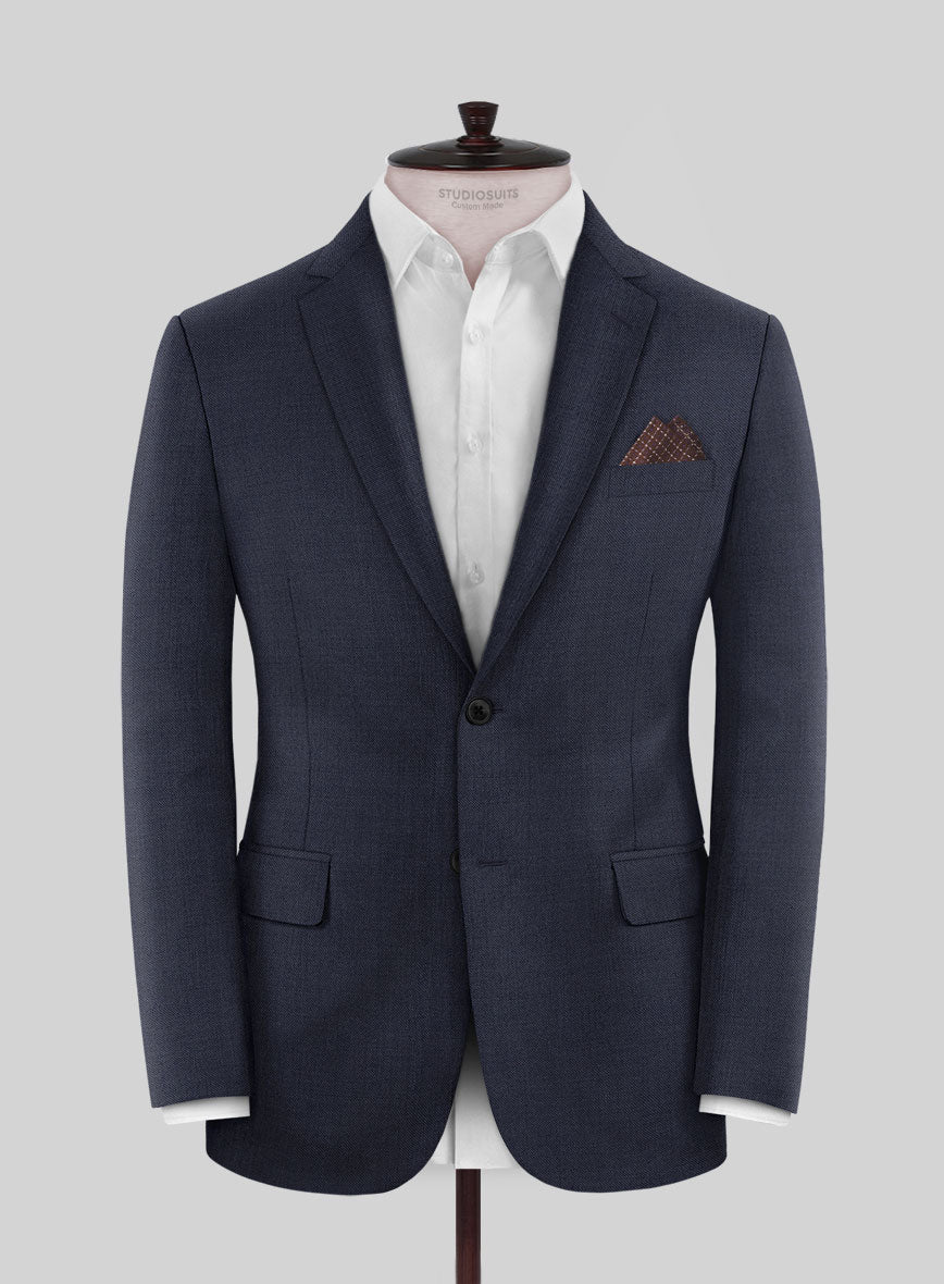 Scabal Ploci Blue Wool Suit - Image 3