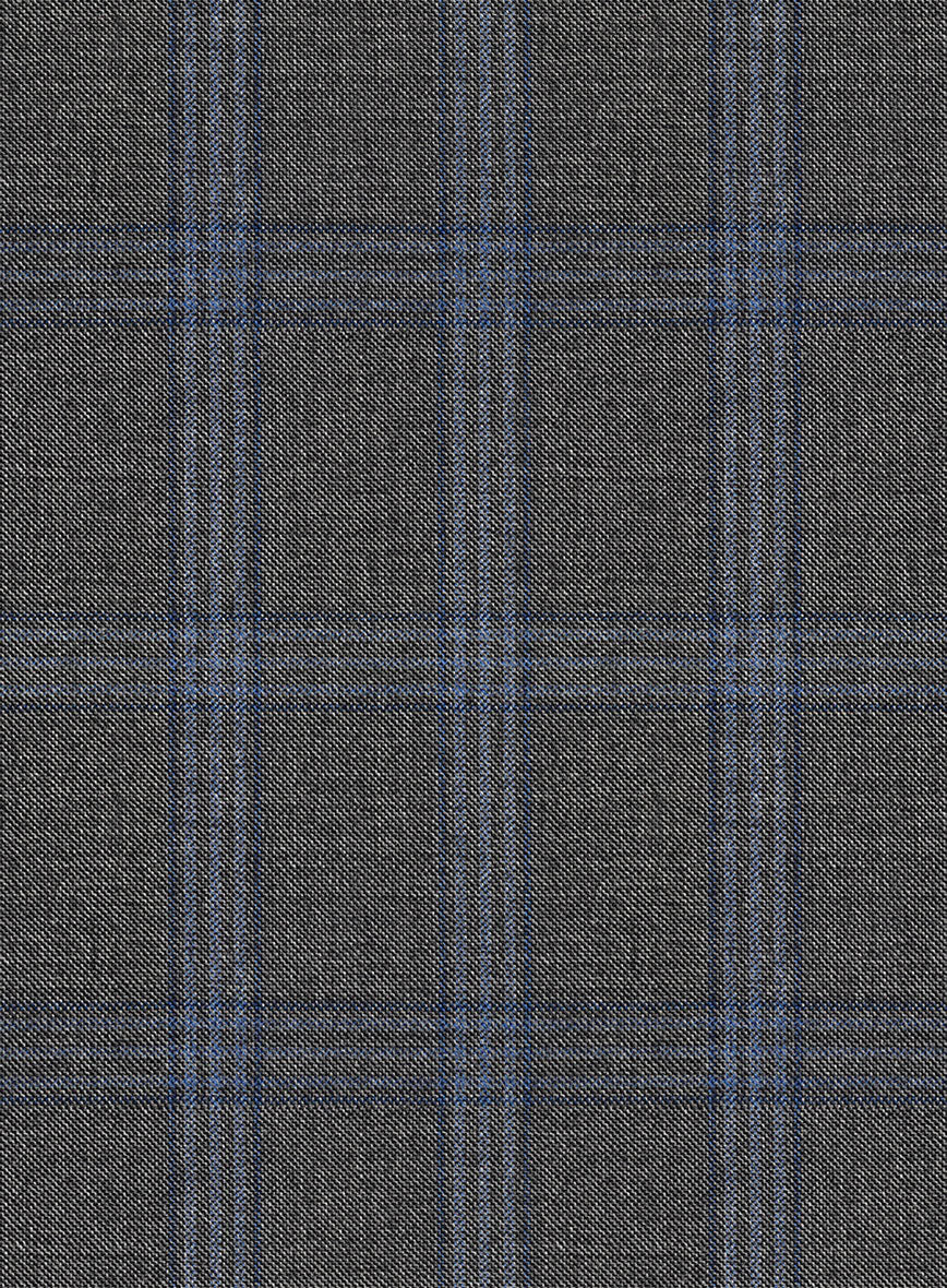 Scabal Quart Checks Gray Wool Jacket - Image 3