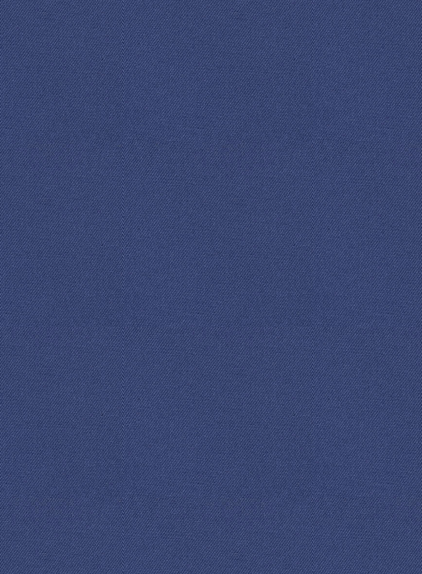 Scabal Royal Blue Cashmere Cotton Suit - Image 4