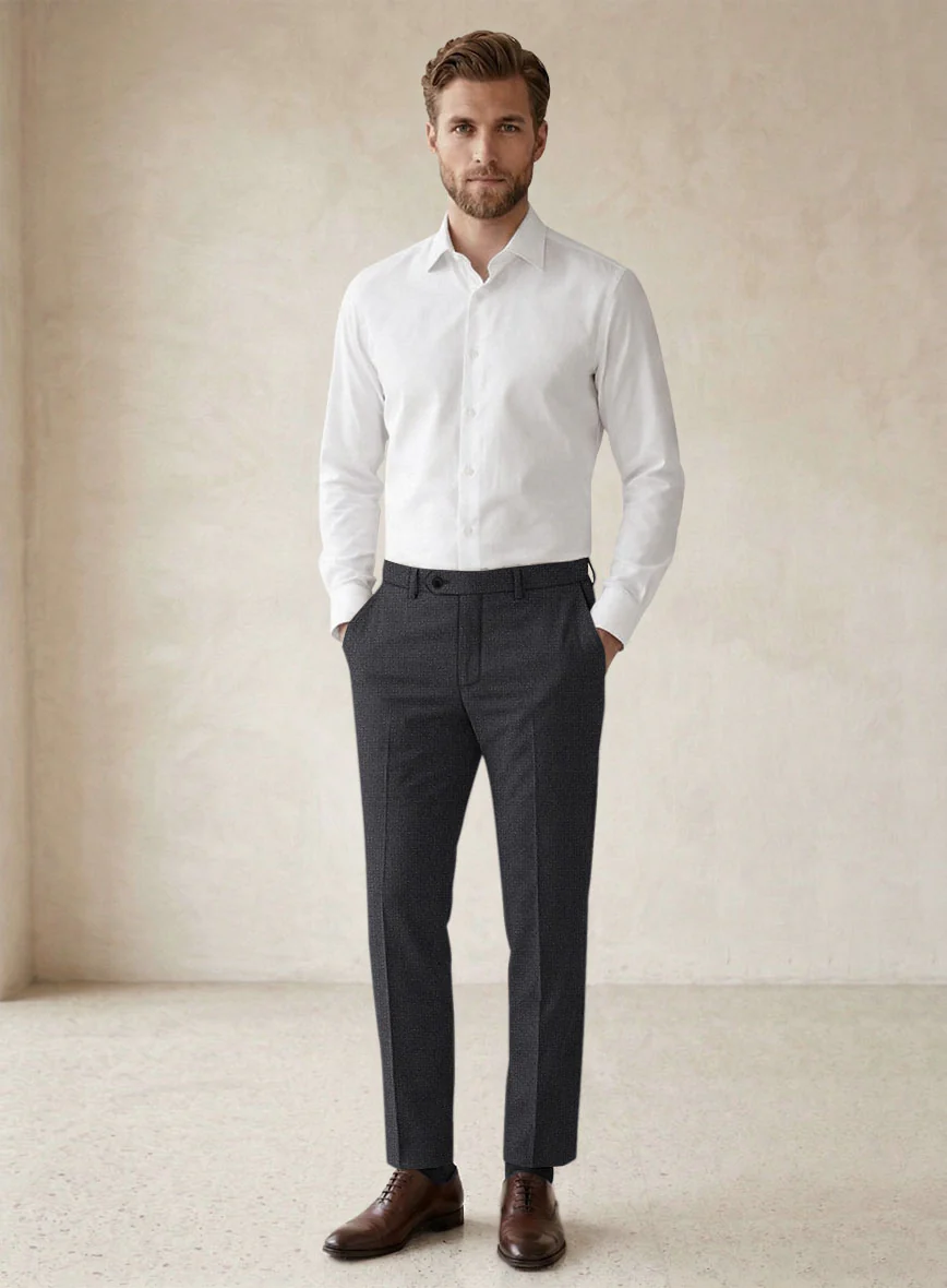 Scabal Sapphire Celmar Gray Wool Suit - Image 7