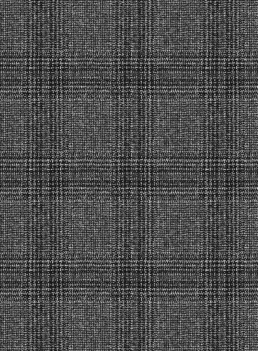 Scabal Sapphire Glen Gray Wool Jacket - Image 3