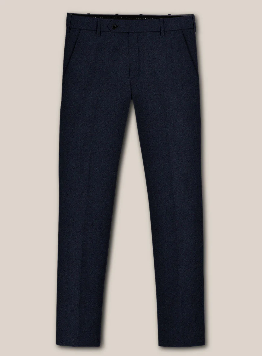 Scabal Sapphire Herringbone Blue Wool Suit - Image 5