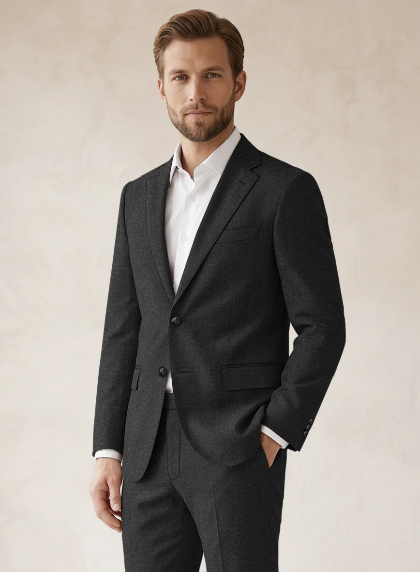 Scabal Sapphire Xelo Gray Wool Suit - Image 3