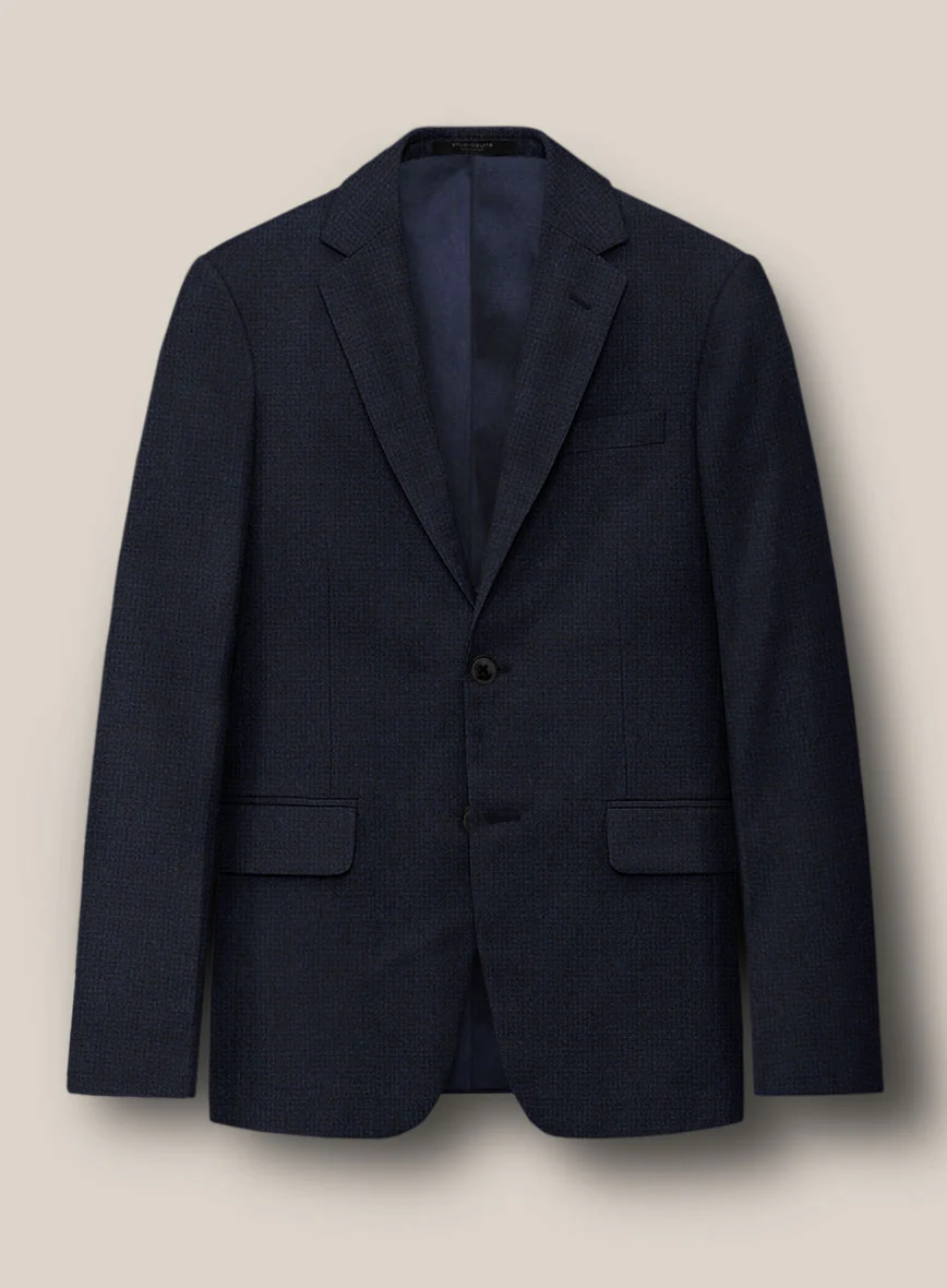 Scabal Sapphire Yaime Blue Wool Suit - Image 3
