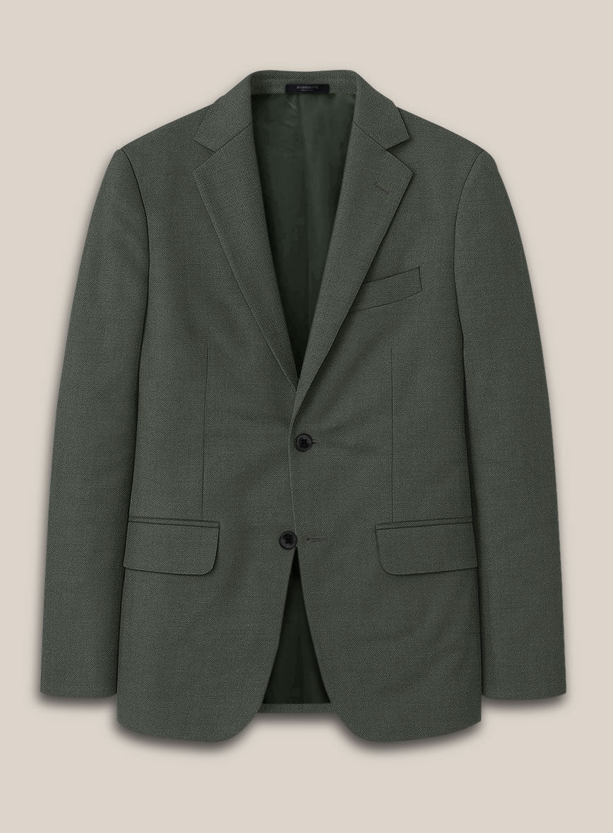 Scabal Seaweed Green Wool Suit - Image 3