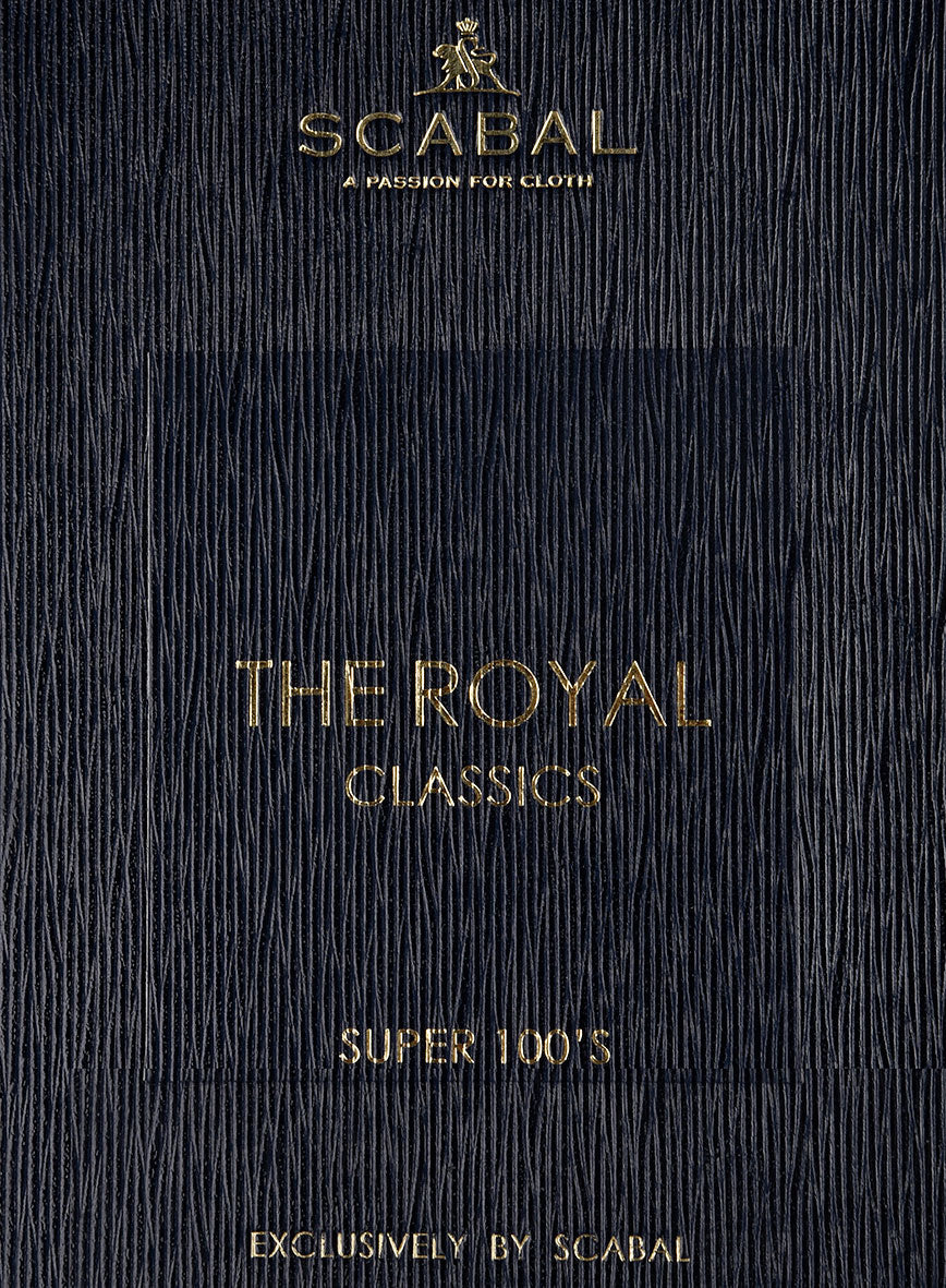Scabal Sval Windowpane Blue Wool Suit - Image 8