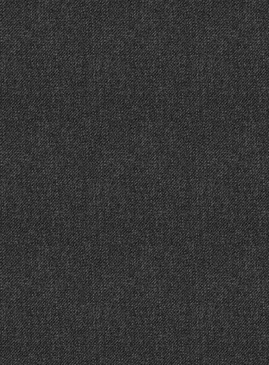 Scabal Tornado Gallo Charcoal Wool Pants - Image 2
