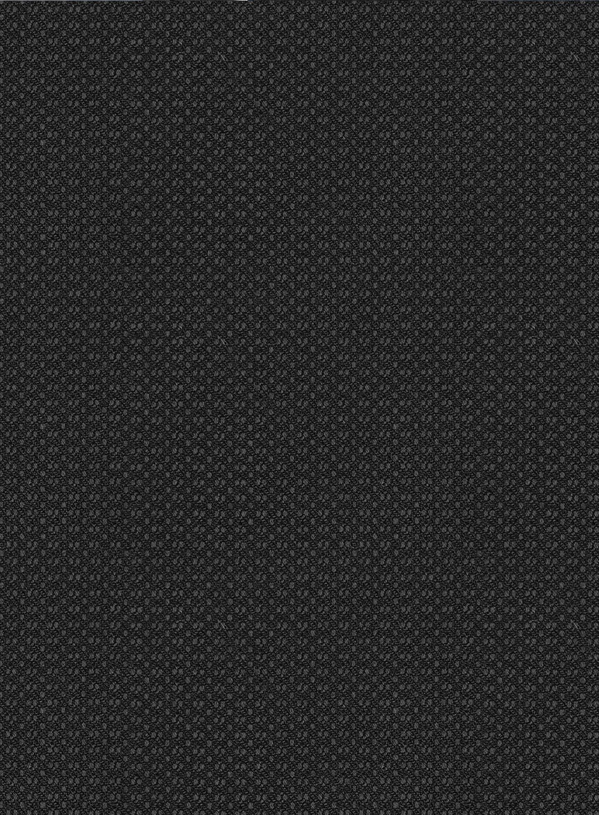 Scabal Tornado Olfoda Black Wool Pants - Image 3