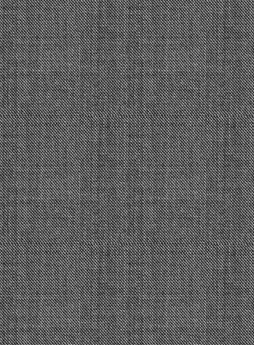 Scabal Tornado Twill Gray Blue Wool Suit - Image 6