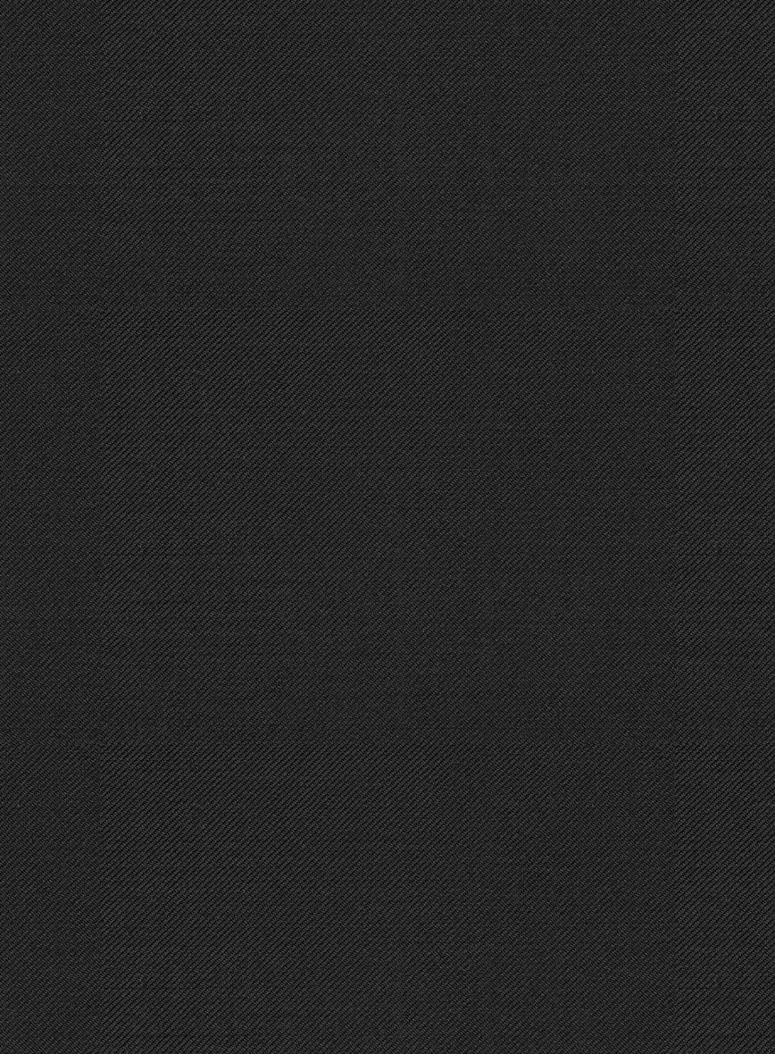 Scabal Xadat Black Wool Pants - Image 3