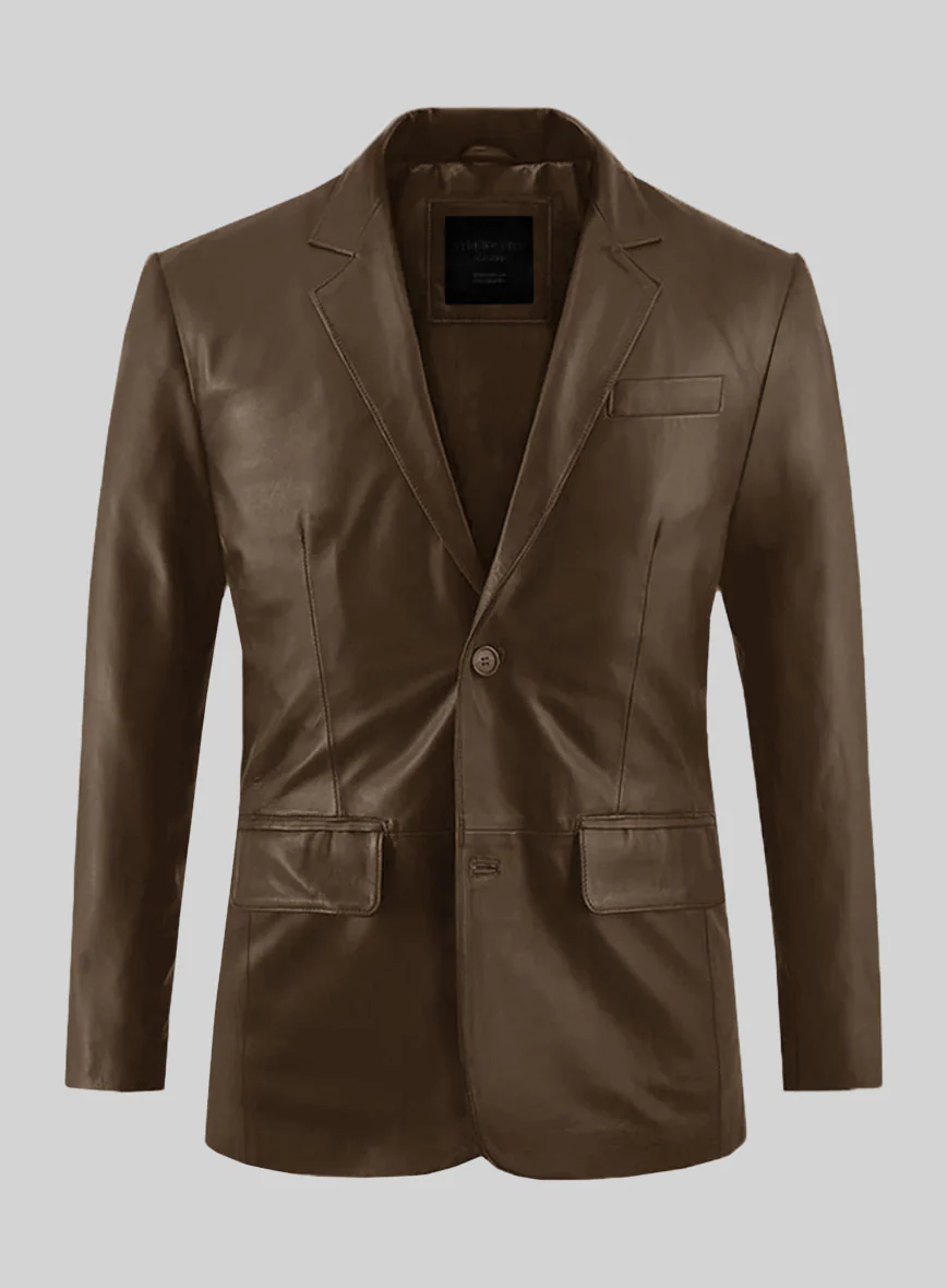 Scottish Brown Leather Suit - Image 3