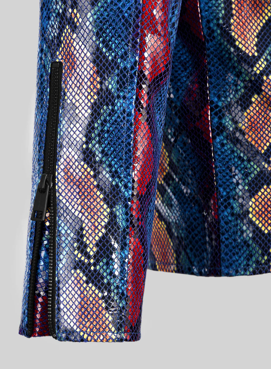 Serpent's Sizzle Leather Jacket - Image 4