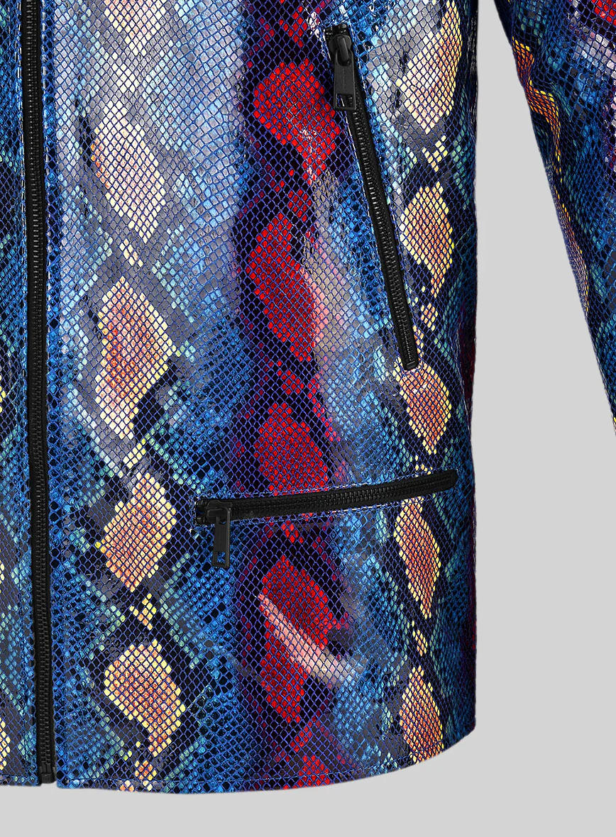 Serpent's Sizzle Leather Jacket - Image 5