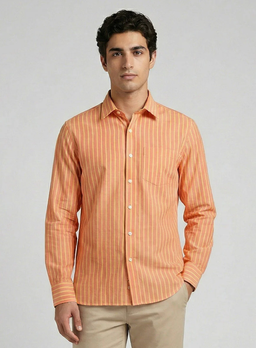 Sienna Gold Cotton Shirt
