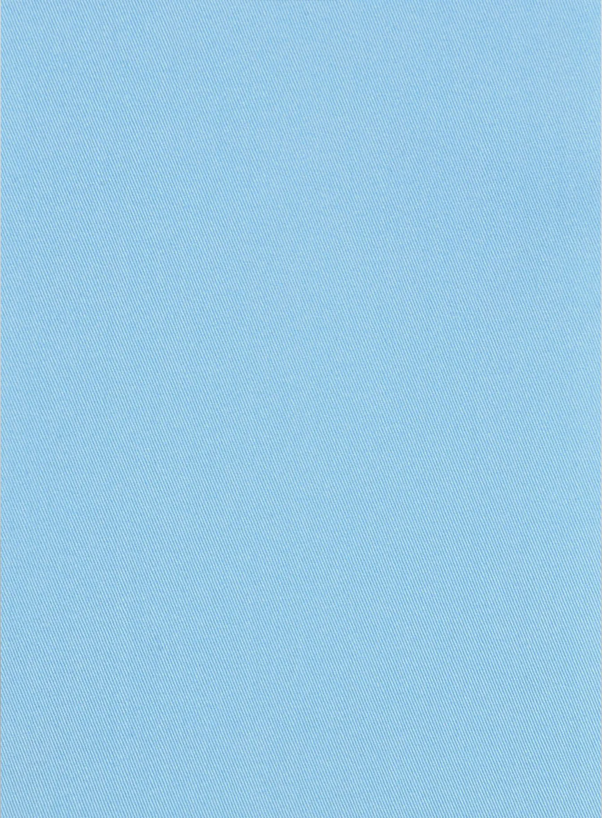 Sky Blue Napoli Stretch Light Weight Cotton Suit - Image 6