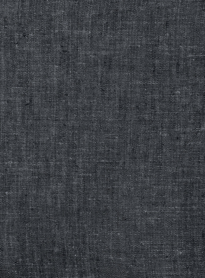Slate Gray Linen Pants - Image 3