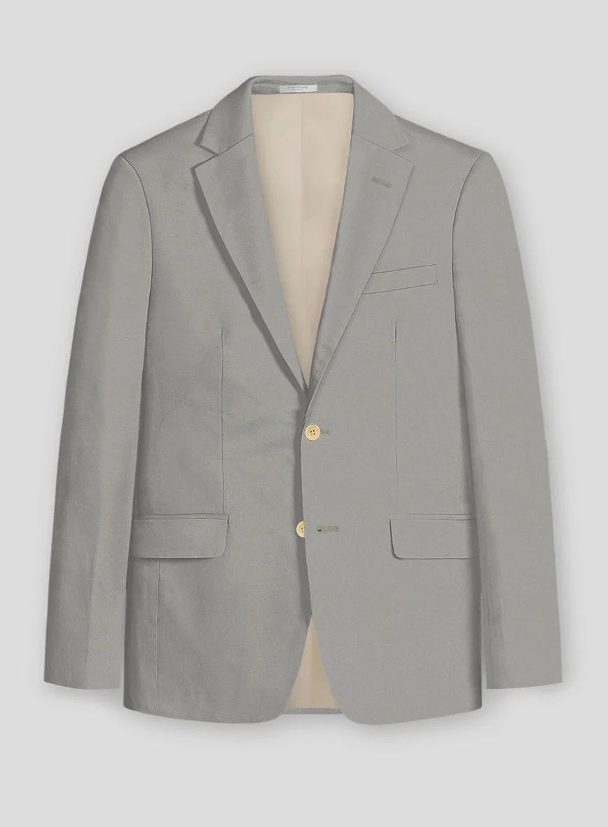 Slate Green Stretch Chino Suit - Image 4