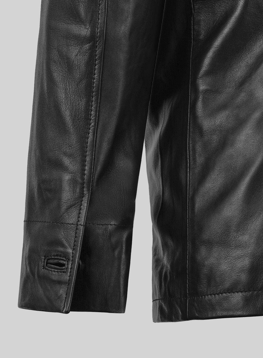 Smith Leather Blazer - Image 3