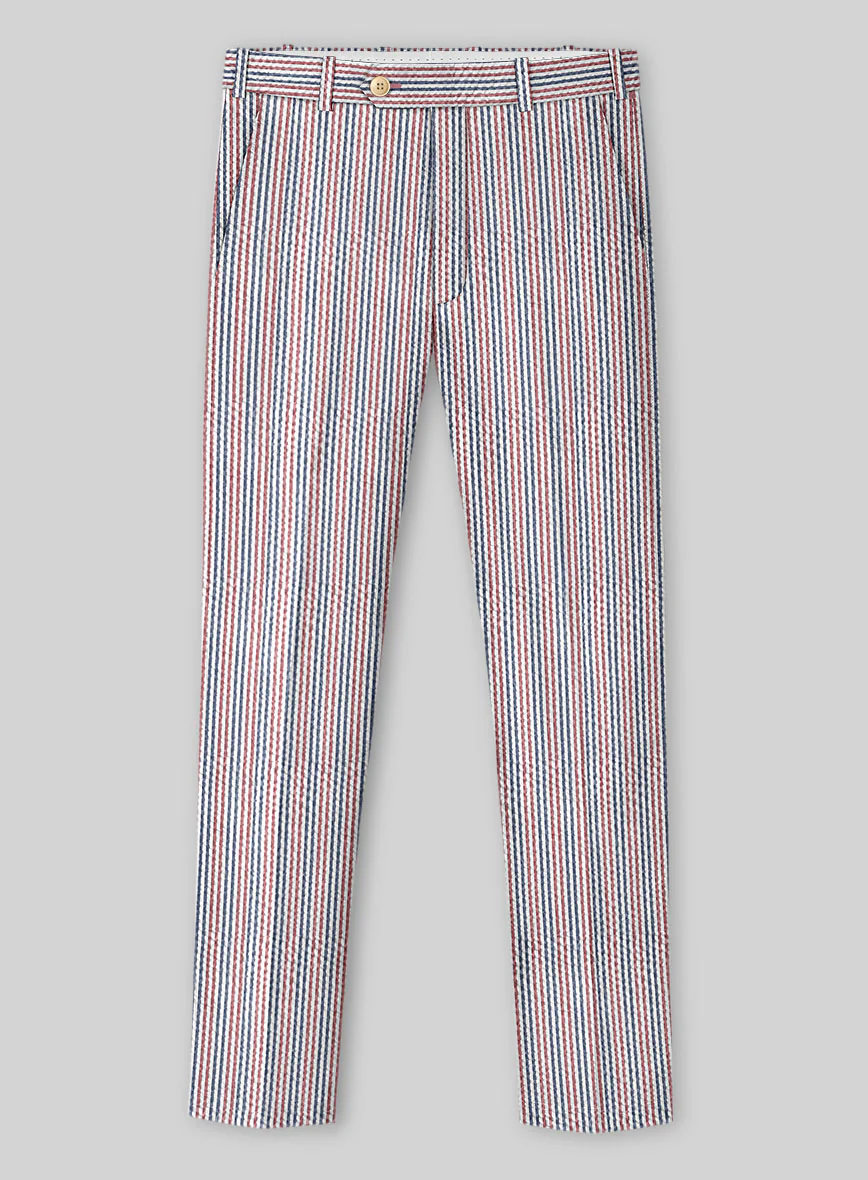 Solbiati Aniera Seersucker Pants - Image 2