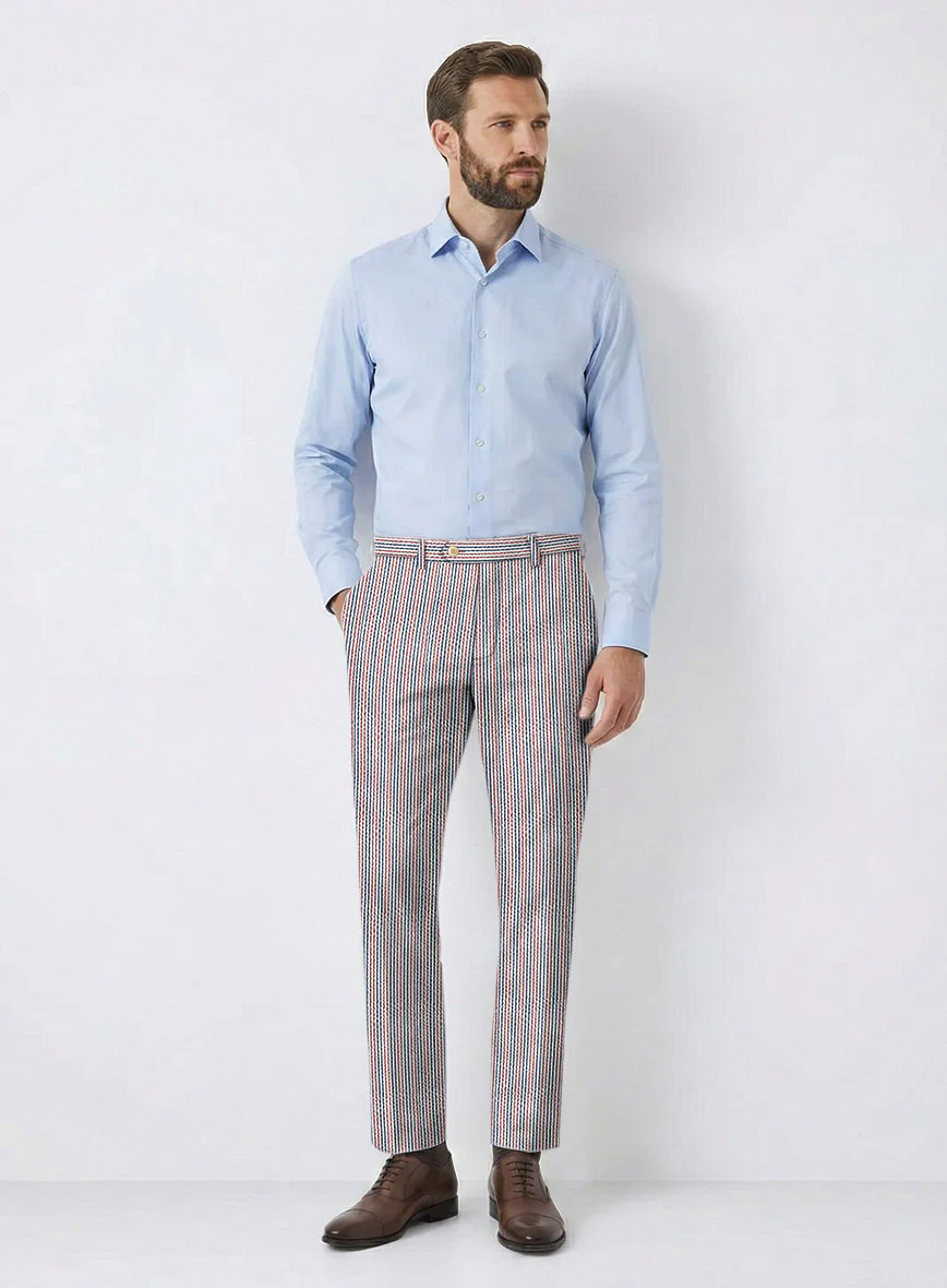 Solbiati Aniera Seersucker Pants - Image 3