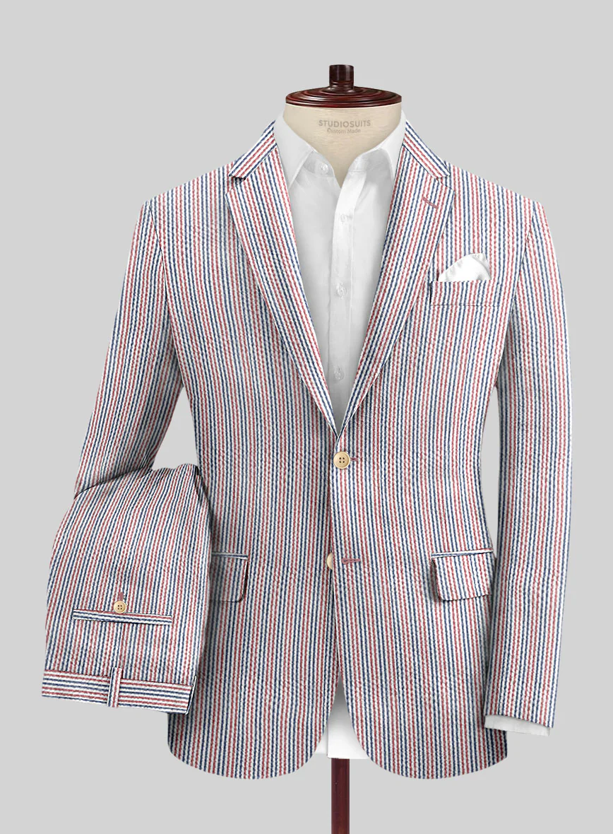 Solbiati Aniera Seersucker Suit - Image 2