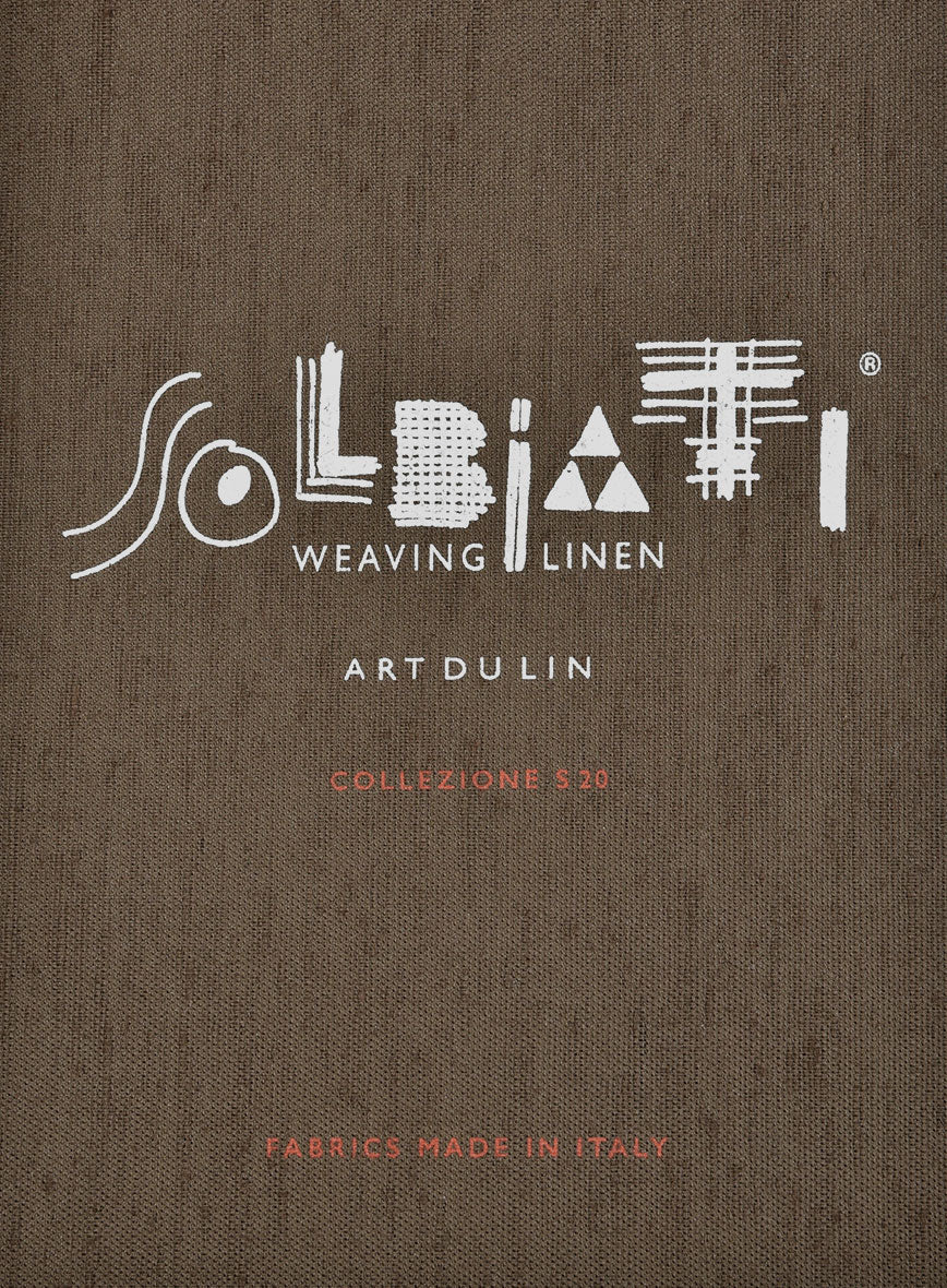 Solbiati Art Du Lin Beige Linen Suit - Image 9
