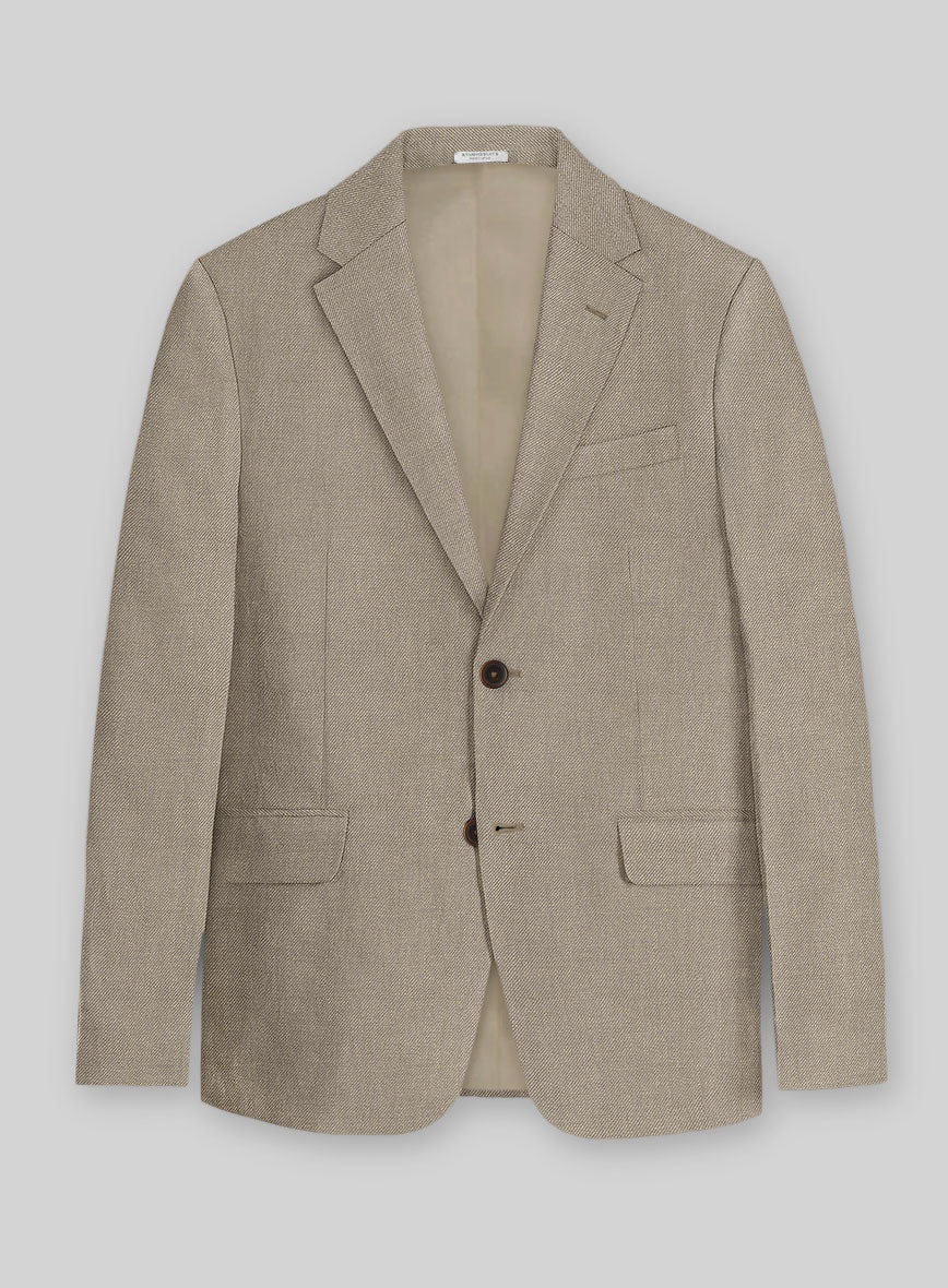 Solbiati Art Du Lin Hazel Brown Linen Jacket