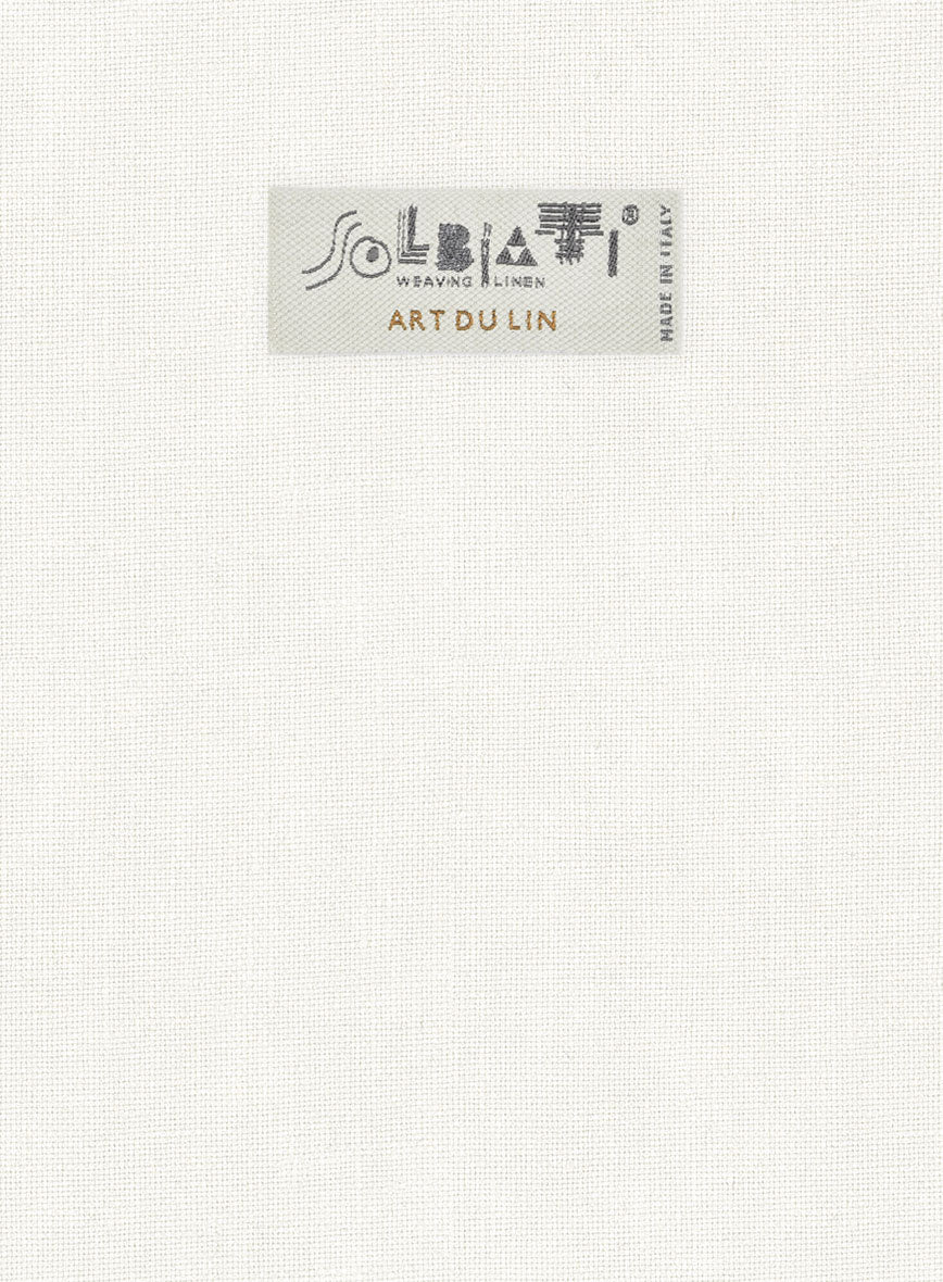 Solbiati Art Du Lin Ivory Linen Jacket - Image 3