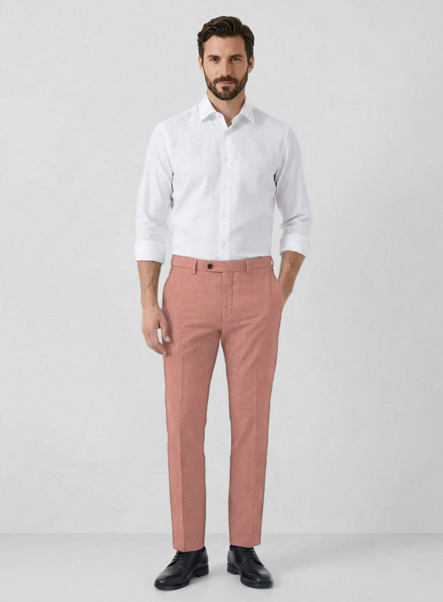 Solbiati Art Du Lin Light Melon Linen Suit - Image 7