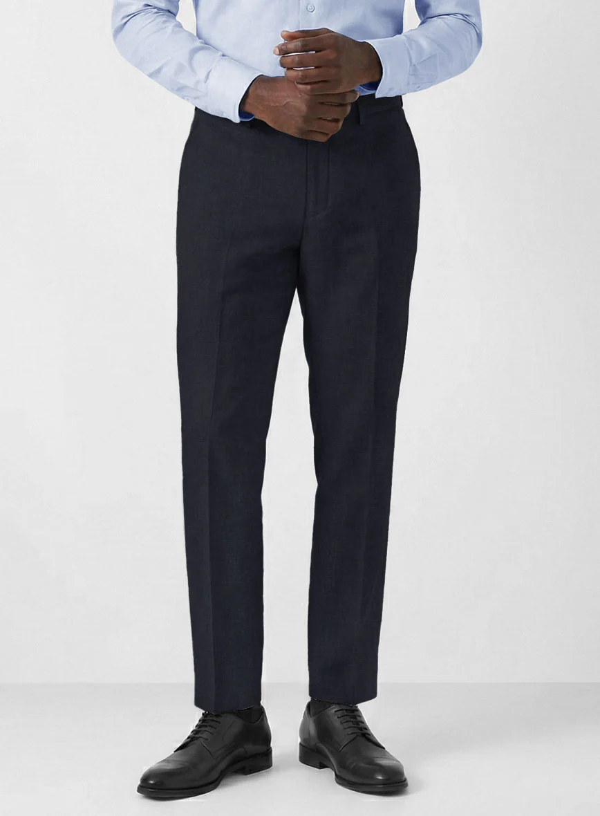 Solbiati Art Du Lin Midnight Blue Linen Suit - Image 6