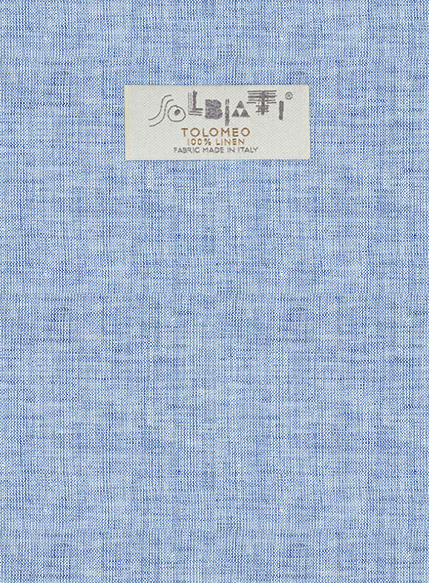 Solbiati Artic Blue Linen Pants - Image 4