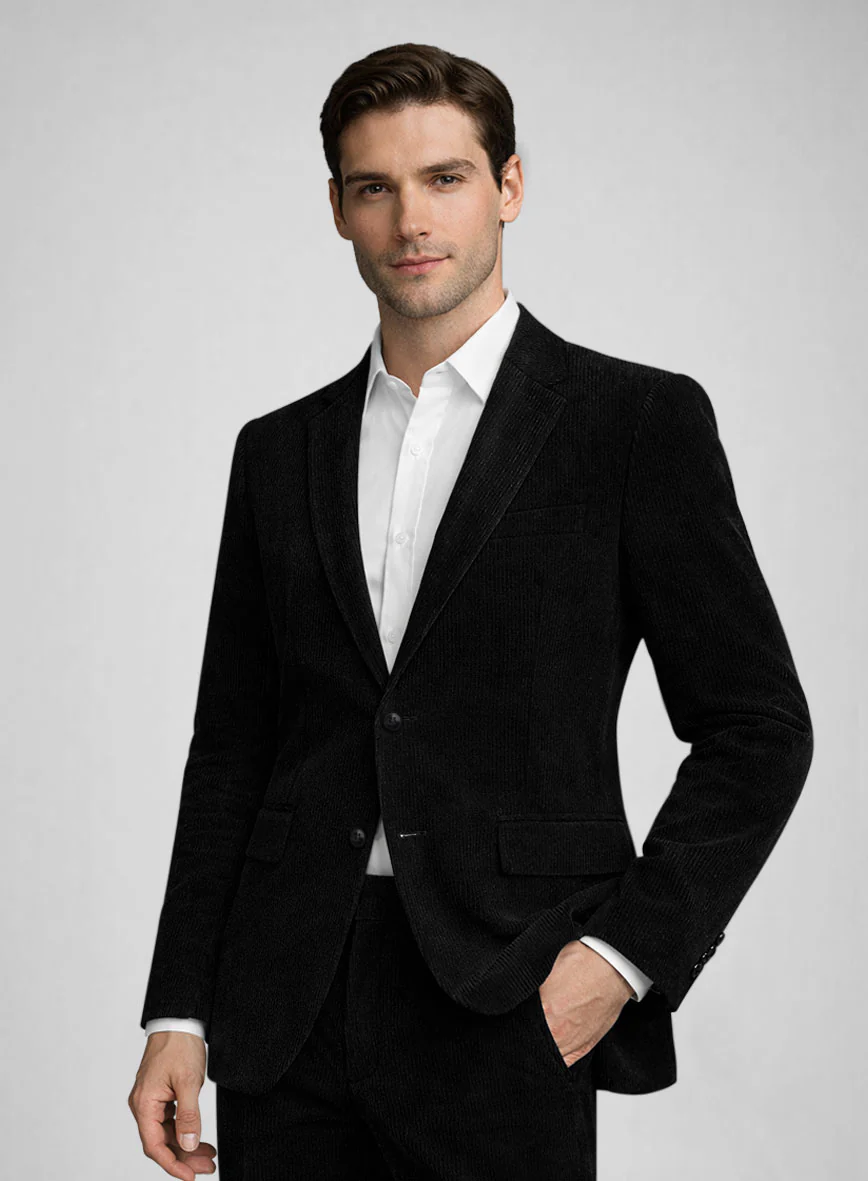 Solbiati Black Corduroy Suit - Image 3