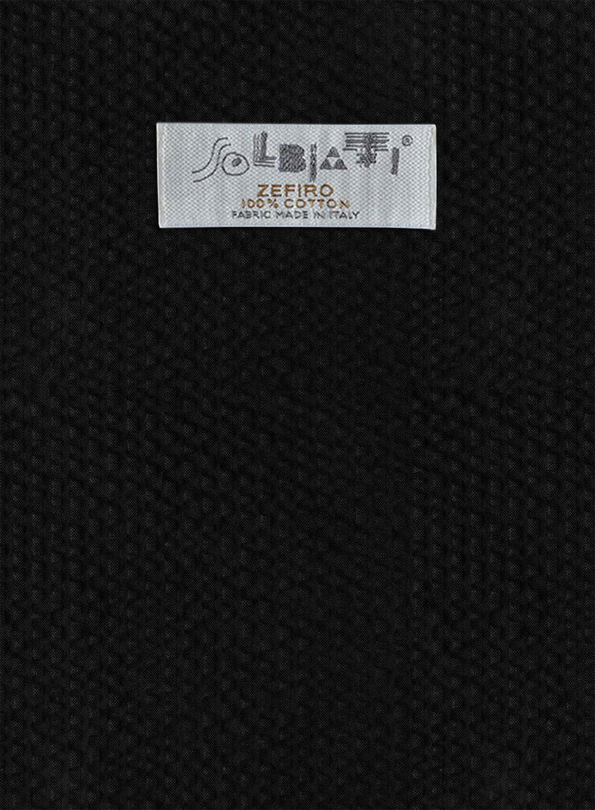 Solbiati Black Seersucker Pants - Image 4