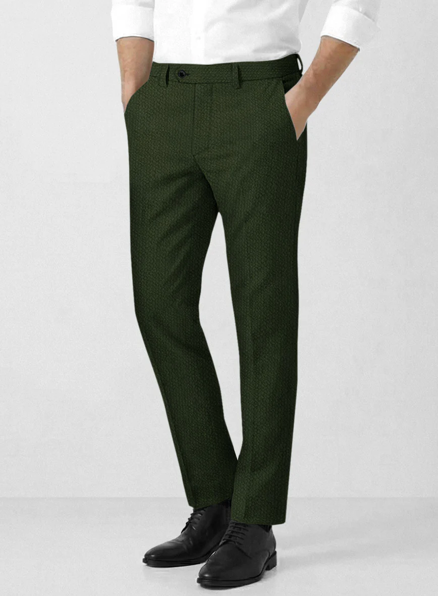 Solbiati Bottle Green Seersucker Suit - Image 6