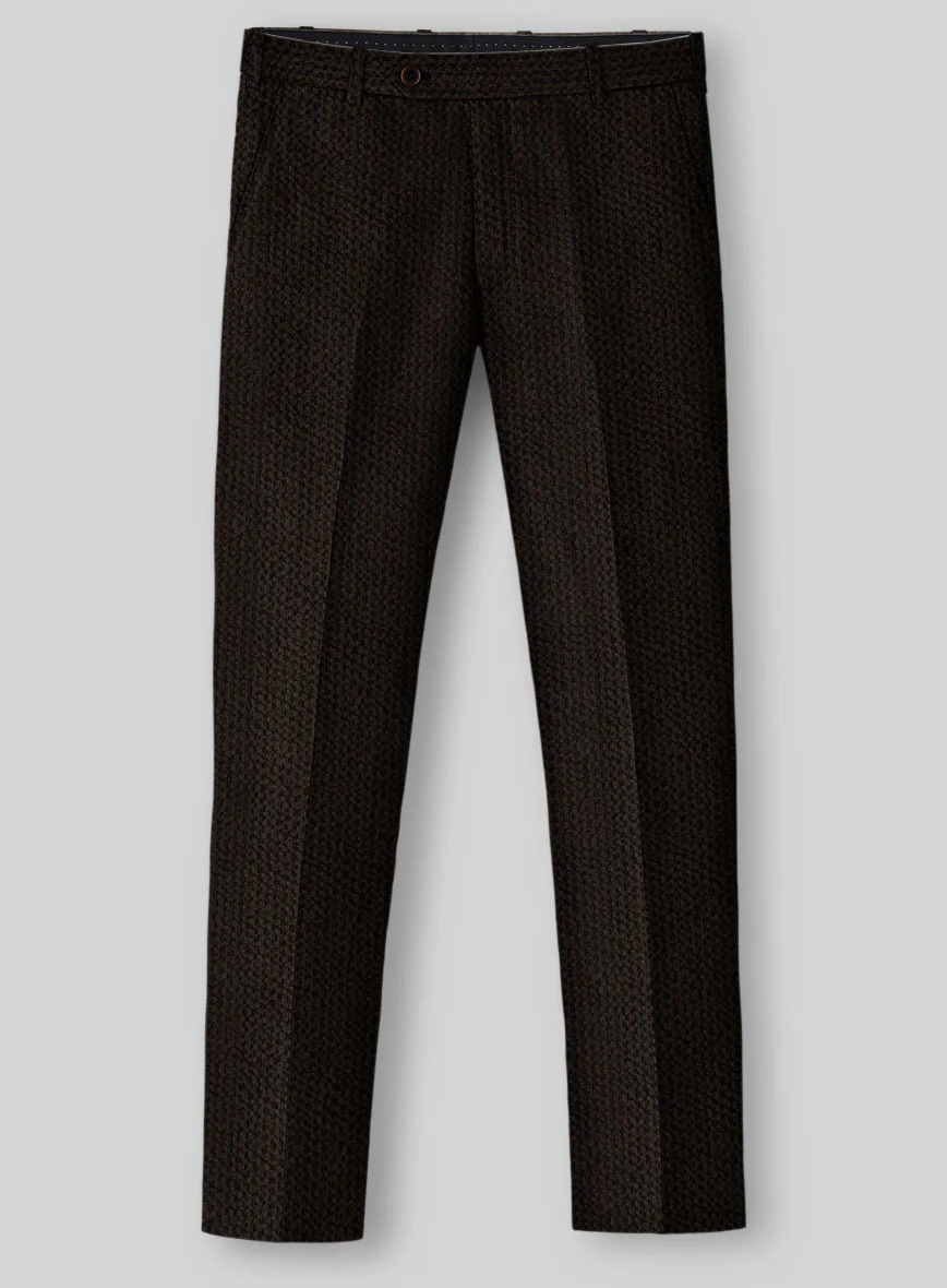 Solbiati Dark Brown Seersucker Suit - Image 5