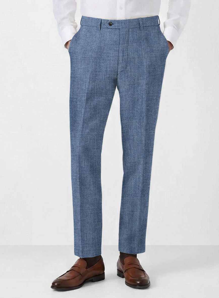 Solbiati Denim Light Blue Linen Suit - Image 6