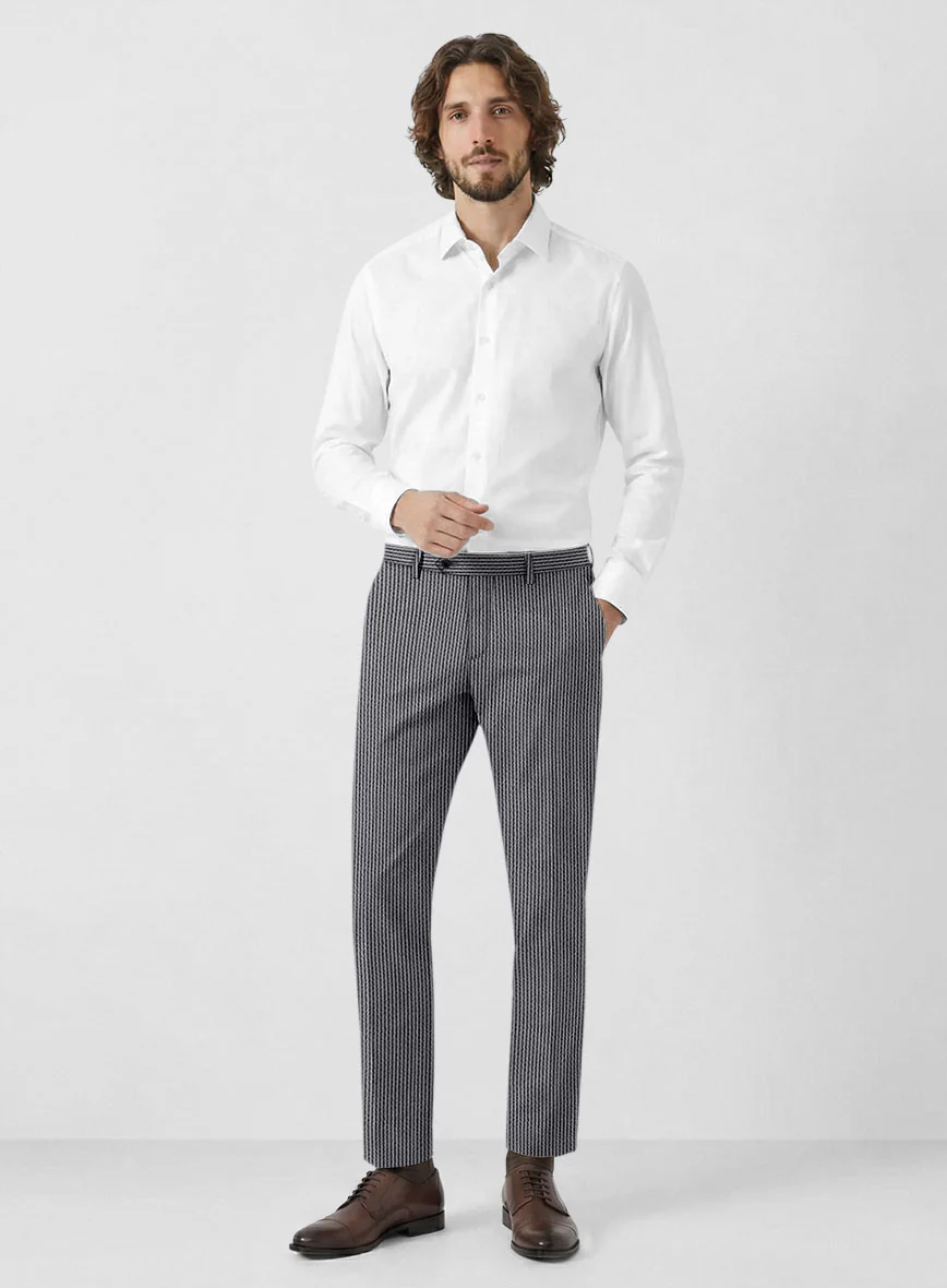 Solbiati Gray Blue Seersucker Suit - Image 6