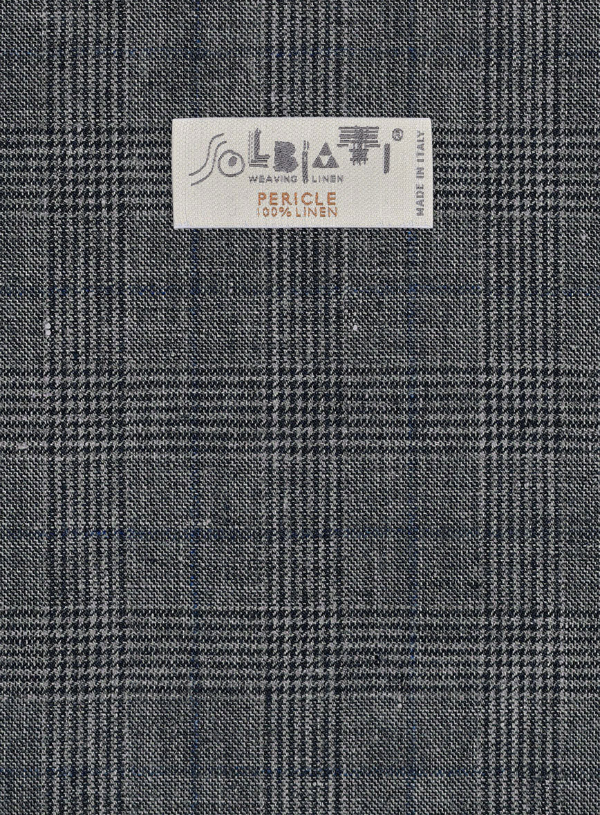 Solbiati Gray Glen Linen Suit - Image 7