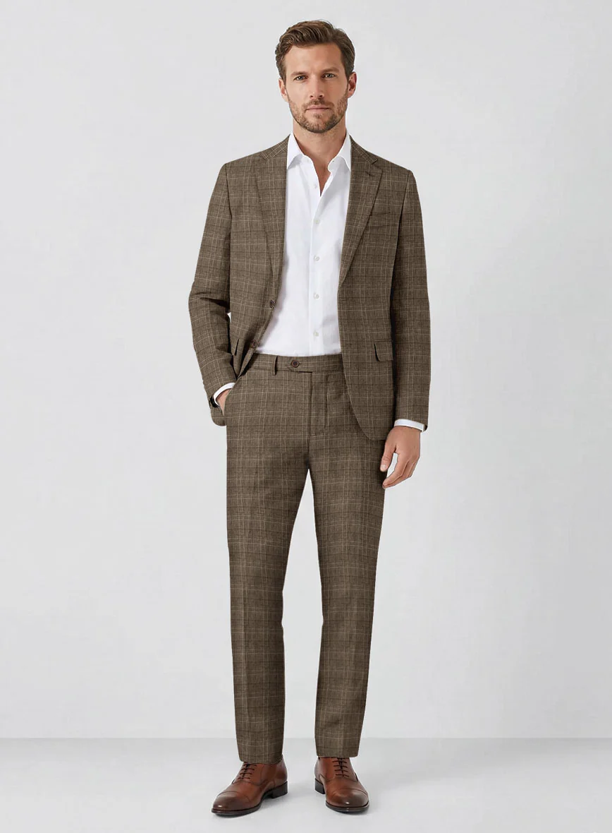 Solbiati Linen Viole Suit